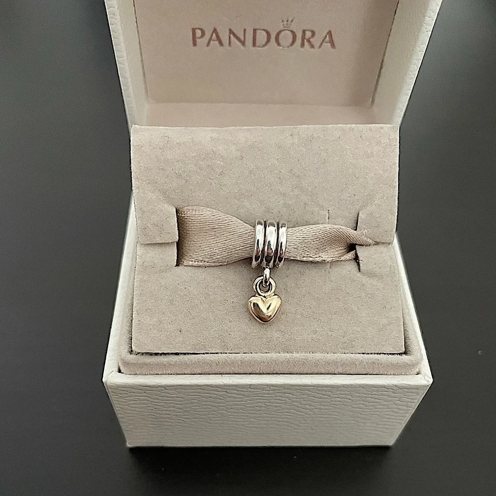 Pandora Dangling Heart Charm - Picture 1 of 3